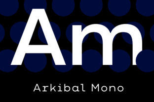 Arkibal Mono: A Practical Monospace Font for Real Work