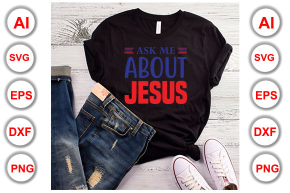 Ask Me About Jesus Christian T-shirt Design: Evaluating a Faith-Based Apparel Concept