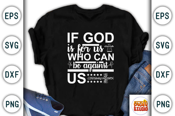Christian Jesus SVG Design: If God Is With Us, Every Detail Speaks Faith