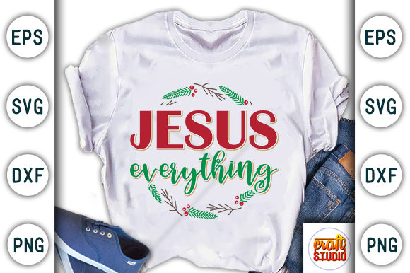 Crafting Christmas Quote Design with a Jesus Everything Focus: A Guide to Meaningful Holiday Messaging