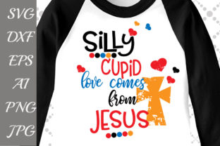 Silly Cupid Love Comes from Jesus SVG: Creative Faith-Based Design for Every Occasion