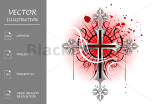 Silver Cross on a White Background: More Than Just a Design Choice